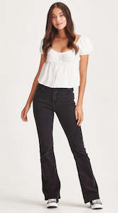 Junkfood HARRI | Short Stuff Jean Black