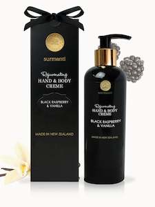Goodforyouandtheplanet: Surmanti Hand & Body Creme 300ml - Black Raspberry & Vanilla
