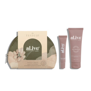 al.ive Hand & Lip Gift Set | Raspberry Blossom & Juniper