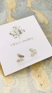 Twigg Butterfly Earrings - Sterling Silver