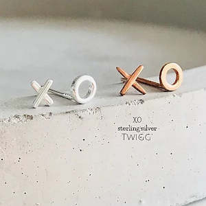 Twigg XO Studs - Rose Gold or Silver