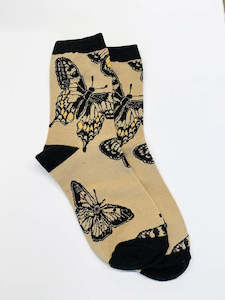Jewellery Accessories Socks: Sella + Gemma Butterfly Socks