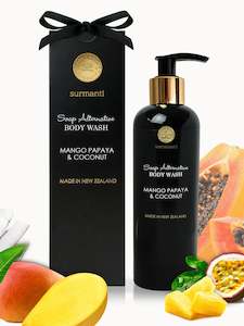 Surmanti: Surmanti Body Wash Soap Alternative - Mango, Papaya and Coconut