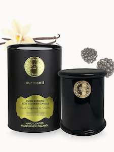 Surmanti: Surmanti Long Burning Eco soy Candle - Black Raspberry & Vanilla