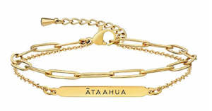 Little Taonga Double Chain Bracelet | Ātaahua