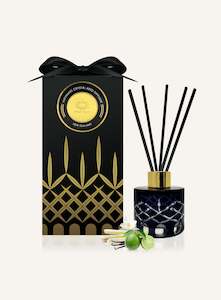 Diffusers: Surmanti Crystal Reed Diffuser - Persian Lime & Lemongrass