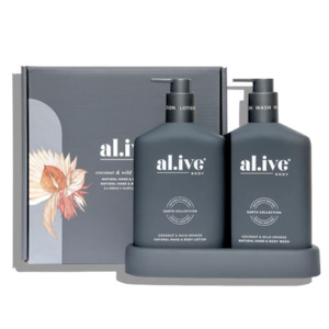 Body Wash Lotions: al.ive Wash & Lotion Duo | Coconut & Wild Orange