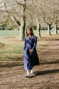 Home Lee: Home-lee Long Sleeve Kendall Dress | Hyacinth