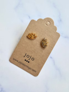 Jojo Earrings: JOJO Gold Studs