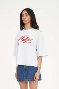Clothing Tops: Huffer Boxy Tee | Home Run Silver Marle