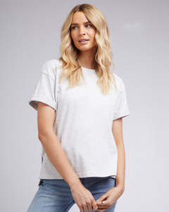 Clothing Tops: All About Eve Washed Tee | Snow