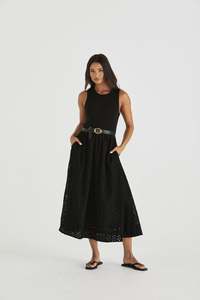Sass Pattie Dress | Black