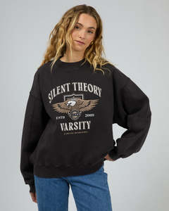 Silent Theory Authentic Crew | Washed Black