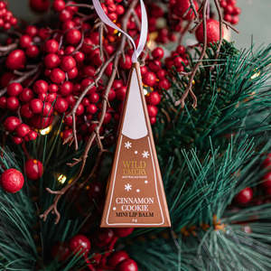Giftsandhome Gifts: Wild Emery | Cinnamon Cookie - Mini Lip Balm Ornament