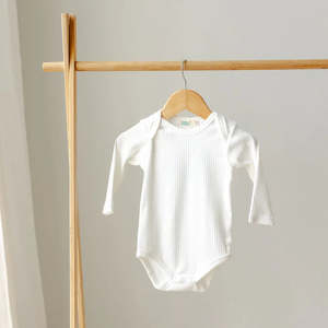 Giftsandhome Baby Kids: Hello Poppet Long Sleeve Ribbed Bodysuit