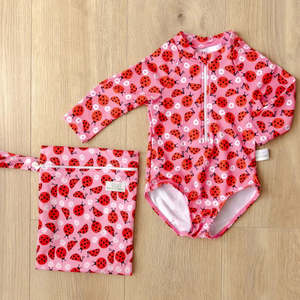 Bear & Moo Harper Swimsuit - Love Bugs