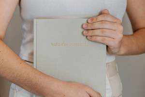 Giftsandhome Baby Kids: Olive + Page | Hold The Moments Family Keepsake Journal