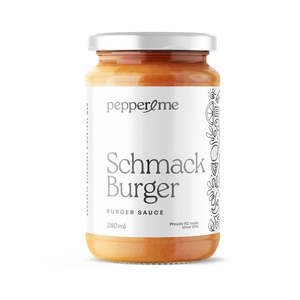 Food Drinks Pepper Me: Pepper & Me Schmack Burger Sauce