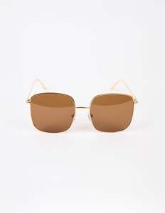 Stella + Gemma Polarised Parker Sunglasses | Gold