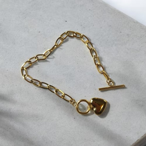 JOJO Link Bracelet with Heart Charm