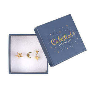 Earrings: Celestial Earring Set | Gold