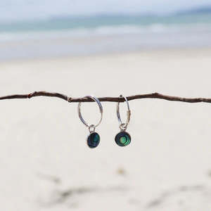 Earrings: Little Taonga Paua Stud | Sleeper