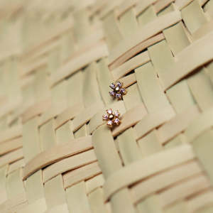 Little Taonga Mankua Gem Stud Earrings