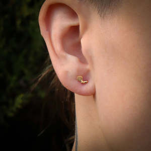 Little Taonga Piwakawaka - Fantail - Stud Earrings