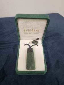 Necklaces: Jaslin Greenstone - Toki Necklace 50mm