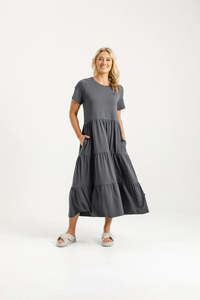 Homelee Kendall Dress | Graphite
