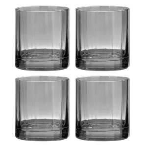 Fathers Day Gifts: Tempa Ava Whisky Glass 4pk | Charcoal