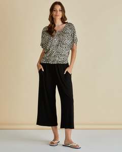 Clothing Pants Jeans: Betty Basics Crystal Crop Jogger | Black