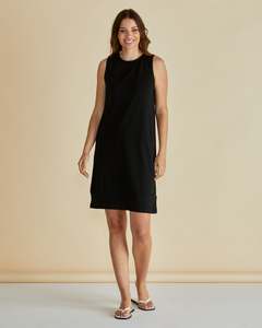 Betty Basics Tia Tank Dress | Black