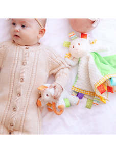 Mary Meyer Taggie Teether Rattle | Sherbert Lamb