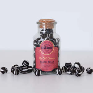 Sweet Disorder Jar - Old Classics Black Balls