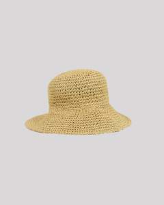 All About Eve Freya Woven Bucket Hat