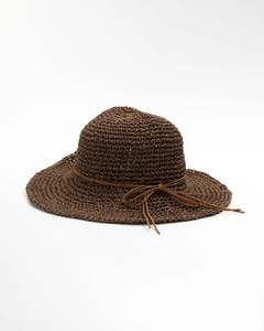 Jewellery Accessories Hats Hair Accessories: Stilen Soleil Summer Hat | Chocolate