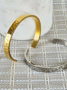 Jojo Hammered Cuff Bangle