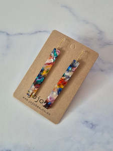 Jojo Liquid Earrings | Rainbow