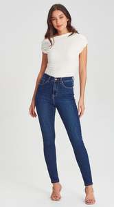 Junkfood VERONICA NEW | Elastic Dark Blue Jean