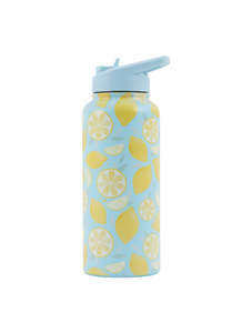 Giftsandhome: Sip By Splosh Insulated Water Bottle | Lemon