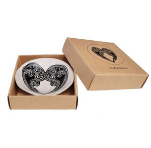 Jo Luping Design - Aroha Fern Black and White | 7cm Porcelain Bowl