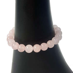 Jewellery Accessories Jewellery: Earth Inspired Rose Quartz Bead Bracelet