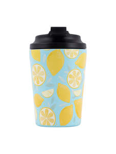 Travel Mugs: Sip By Splosh Insulated Mug | Lemon
