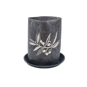 Giftsandhome: Jo Luping Design - Olives Mid Grey| Ecofelt Growbag