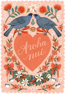 Giftsandhome Gifts: Wolfkamp & Stone - Aroha Nui - Wedding Card