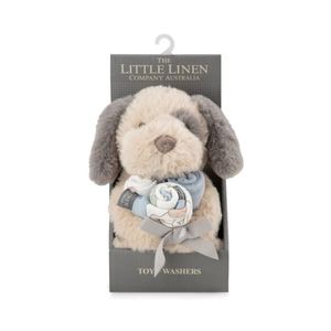 Giftsandhome Baby Kids: Little Linen Plush Toy & Washers Giftset | Barklife Dog
