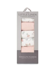 Little Linen Toweling Washer 6 pk | Harvest Bunny
