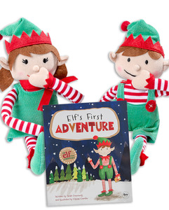 Christmas Elf: Christmas Elf Toy and Story Book Bundle (Girl or Boy Option)