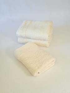 Cotton Bath Towel 50x90 cm, Cream